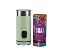Set montalatte CHiATO milkPLAY e miscela per chai latte KAV America East Indian Spice