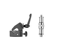 Set Morsetti Per Studi Fotografici Professionisti Con Prigionieri Da 5/8 "e Capacità Mascella 2 1" Per L'illuminazione Della Fotocamera Montaggio Super Flamp