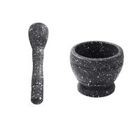 Set mortaio e pestello 1/2PCS Resina Mortaio Pestello Set Aglio Spezie Miscelazione Rettifica Frantoio Ciotola Ristorante Utensili da cucina(Style D)