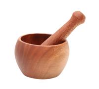 Set mortaio e pestello schiaccia aglio manuale per noci di senape fresca e