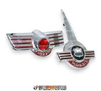 Set motivo emblema distintivo cofano anteriore e posteriore adatto per auto d...