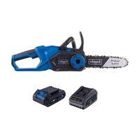 Set Motosega Batteria 20V Litio 2.0Ah Lama 254mm Scheppach c-cs254-x