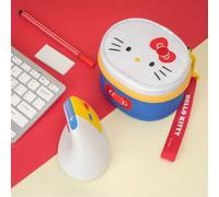 Set mouse + custodia ricaricabile verticale Sanrio Hello Kitty dalla Corea