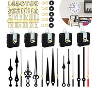 Set Movimento Orologio Quarzo Silenzioso con 5PZ e 2 Schede Digitali per Artigia