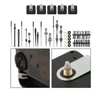 Set Movimento Orologio Quarzo Silenzioso con 5PZ e 2 Schede Digitali per Artigia