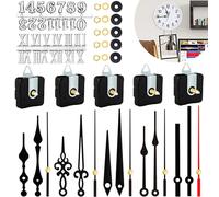 Set Movimento Orologio Quarzo Silenzioso con 5PZ e 2 Schede Digitali per Artigia