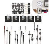 Set Movimento Orologio Quarzo Silenzioso con 5PZ e 2 Schede Digitali per Artigia