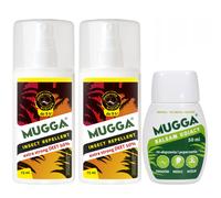 Set Mugga 2x Mugga Spray al 50% 75 ml + Lozione lenitiva Mugga 50 ml