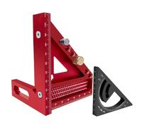 Set Multi Angolo Righello Quadrato e Triangolare per Esigenze di Misura Compless