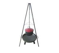 Set Multi-Grfilettatura internalia 4 in 1 con Braciere 60 cm e Pentola 15 L