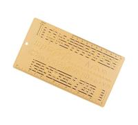 Set Multifunzionale Per L'educazione Musicale: Guida Alla Notazione Del Personale Righello LED E Tavola Pratica Portatile Per La Casa/aula. Grafico Musicale In Plastica Durevole