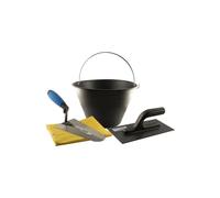 Set muratore con secchio cazzuola frattazzo e sacco