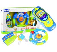 Set musicale interattivo per bambini - volante, telefono e chiavi