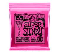 Ernie Ball 3223 Super Slinky 09/042 3 Pack Muta Corde per Chitarra Elettrica Nic