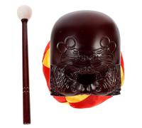 Set Muyu Buddha in Acrilico per Meditazione e Tempio | Suono Chiaro e Forte, Include Cuscino, Superficie Liscia, Adatto a Sala Buddista