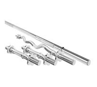 Set MWG2 | Barra dritto 198 cm + bilanciere curl 120 cm + 2x bilanciere dritto corta 40 cm - Marbo Sport