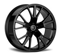 SET N.4 CERCHI IN LEGA 19" REPLICA 653 GLOSSY BLACK PER AUDI Q2