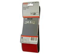 Bosch Set di nastri abrasivi X440 Best for Wood and Paint, 75x457mm, 80 Quantità:3