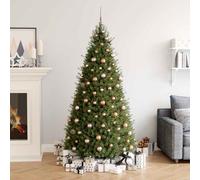 Set Natale con 60 Palline Punta e 150 Luci LED Oro Rosa