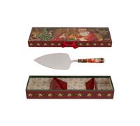 Set natalizio Pala Torta porcellana 28,5x9,5x4 cm con astuccio idea regalo Natal