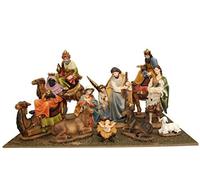 SET NATIVITA' 11 PZ 15CM, STATUINE PRESE PE ALTA QUALITA' PER HOTEL , SALE EVENTI CHIESE, PRESEPI ESPOSITIVI