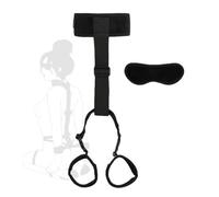 Set nero di 2 pezzi per la cura delle mani, rilassamento dei muscoli del collo, design della scena della camera da letto