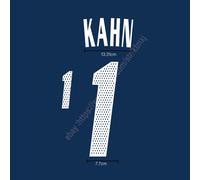 Set nome casa Germania 2002 - Kahn #1 (toppa trasferimento calore) | stile fa...