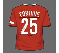 Set nome casa Manchester 2004 - SILVESTRE #27 velluto fan made