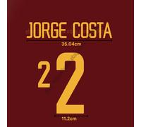 Set nome casa Portogallo 2002 - scegli il kit ventola patch trasferimento...