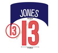 Set nome casa USA 2004 - scegli il giocatore e il numero patch...