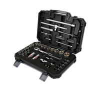 Set Norauto Da 60 Pezzi: Cricchetto Quadrato 1/4'' + Bussole A 6 Punti 5-32 Mm E