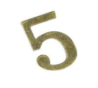 Set numeri civici magnetici bronzo per antico 7,5 cm da 0 a 9 metallo lunga