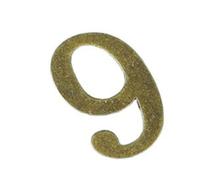 Set numeri civici magnetici bronzo per antico 7,5 cm da 0 a 9 metallo lunga