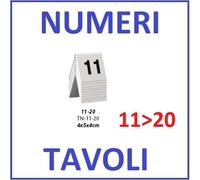 SET NUMERI NUMERO TAVOLO E RISERVATO DA 1 A 60 HOTEL RISTORANTE PIZZERIA 3 2025