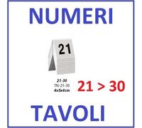 SET NUMERI NUMERO TAVOLO E RISERVATO DA 1 A 60 HOTEL RISTORANTE PIZZERIA 3 2025