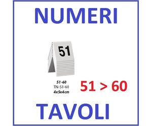 SET NUMERI NUMERO TAVOLO E RISERVATO DA 1 A 60 HOTEL RISTORANTE PIZZERIA 3 2025
