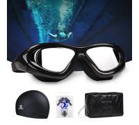 Set Nuoto Occhialini Miope Len Anti Appannamento Tappo Orecchio Stringinaso