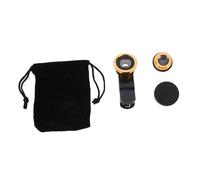 Set Obiettivi Fish-eye per Smartphone 3 in 1, 2 Set Plastico | Clip, Borsa in Microfibra Inclusa, Compatibile Tablet e Telefono, Effetto Ultra Grandangolo