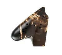 Set Ocarina Principiante Vegetariano Che Brucia Il Flauto In Ceramica Con Tono C Basso Professionale Suona Uno Strumento Portatile A Tre Canne