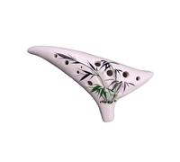 Set Ocarina Strumento Per Esercitarsi A 12 Fori Con Foglia Di Bambù Ocarina Dalle Prestazioni Professionali Per Principianti(Bamboo Leaf)