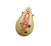 Set Ocarina Strumento Per Esercitarsi Con Chiave Per Principianti In Ceramica Goffrata A Forma Di Zucca Ocarina A 6 Fori