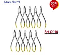 Set Of 10 - Dentale Pinze Ortodonzia e Protesi Utility Adam Plier TC Laboratorio