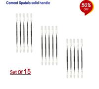Set Of 15 - Conservativa Odontoiatria Strumenti Laboratorio Cement Spatula Solid