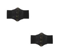 Set of 2 Cintura Per Cappotto Cinghia Vita Cinture Da Donna Elastica