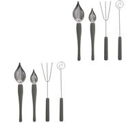 Set of 2 Cucchiaio Da Attrezzi Di Cioccolato Pittura Salsa