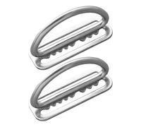 Set of 2 D Ring Buckle - Sturdy Hardware Clip for Secure Diving Belt Attachment, Rust-Resistant Construction for Snorkeling, Rock Climbing, Outdoor Activities, Water Sports, Professional Diving Gear