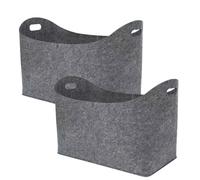 Set Of 2 Home Toys Organizer, Foldable Log Carrier Holder, Home Toys Organizer With Carrying Handle For Clothes T0ys | Firewood Holder Portable Wood | Felt Firewood H0lder,