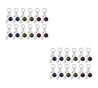 Set of 2 Mini Portachiavi Birilli Bowling Accessorio Da Per Palle