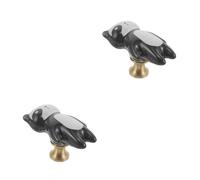 Set of 2 Panda Creativa Che Si Tiene Per Mano Maniglia Del Comò Scarpiera