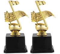 Set of 2 Premio Del Concorso Canoro Assegnare Trofei D'onore
